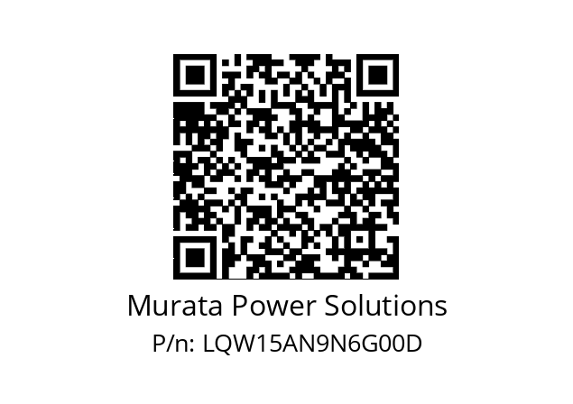   Murata Power Solutions LQW15AN9N6G00D