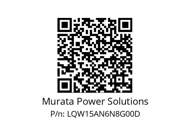   Murata Power Solutions LQW15AN6N8G00D