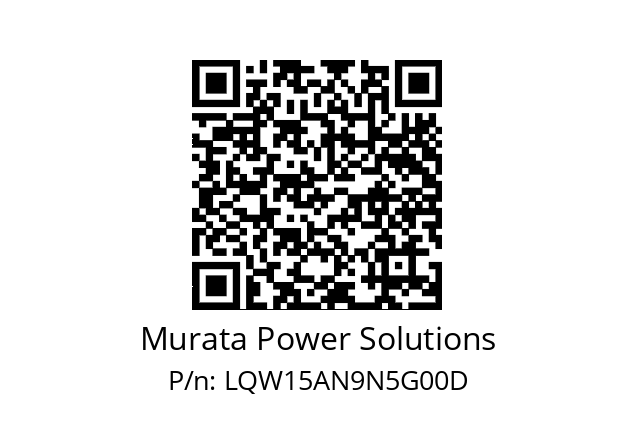   Murata Power Solutions LQW15AN9N5G00D