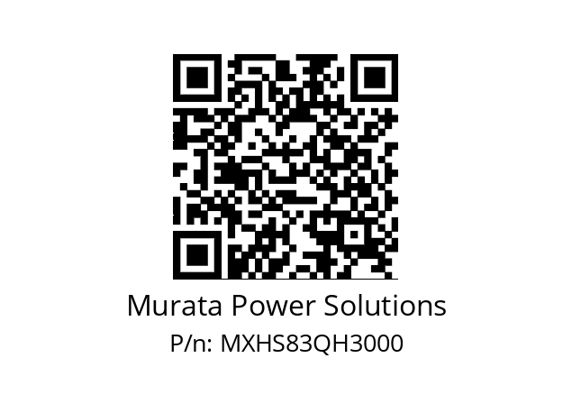   Murata Power Solutions MXHS83QH3000