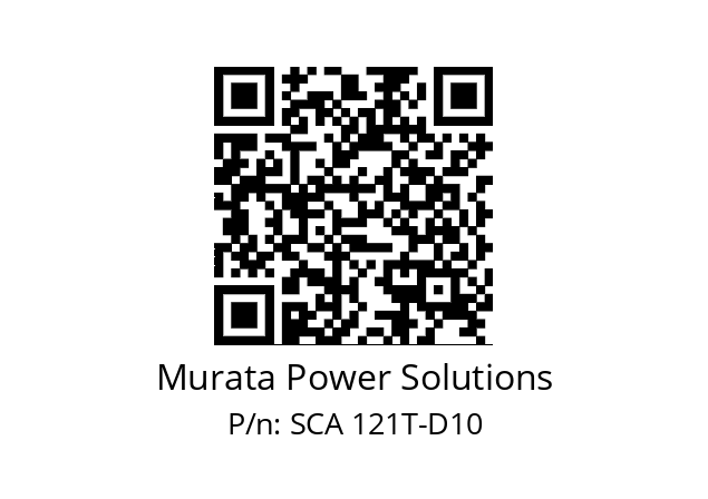   Murata Power Solutions SCA 121T-D10