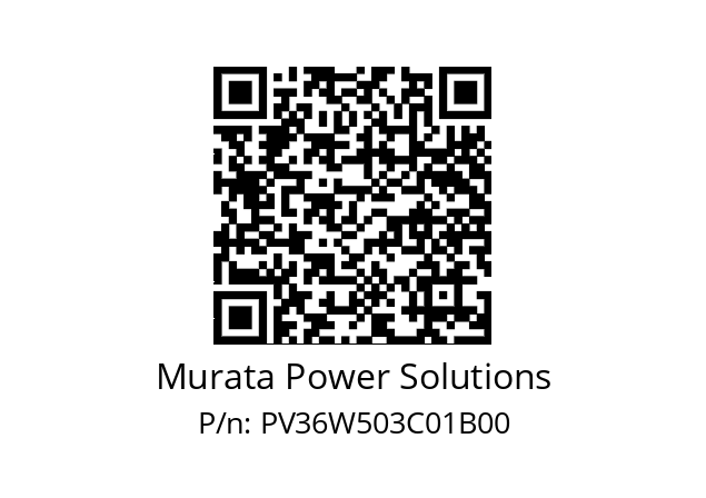   Murata Power Solutions PV36W503C01B00