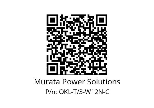   Murata Power Solutions OKL-T/3-W12N-C