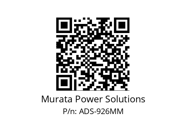   Murata Power Solutions ADS-926MM