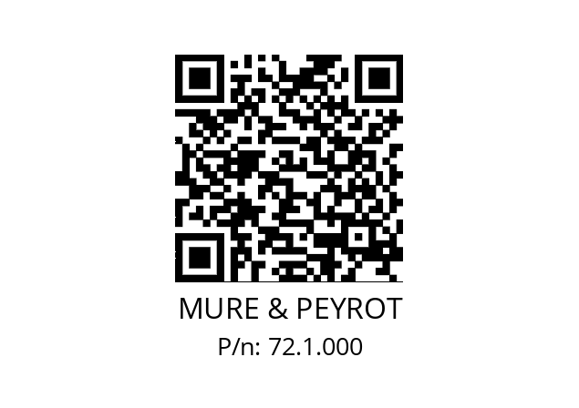   MURE & PEYROT 72.1.000