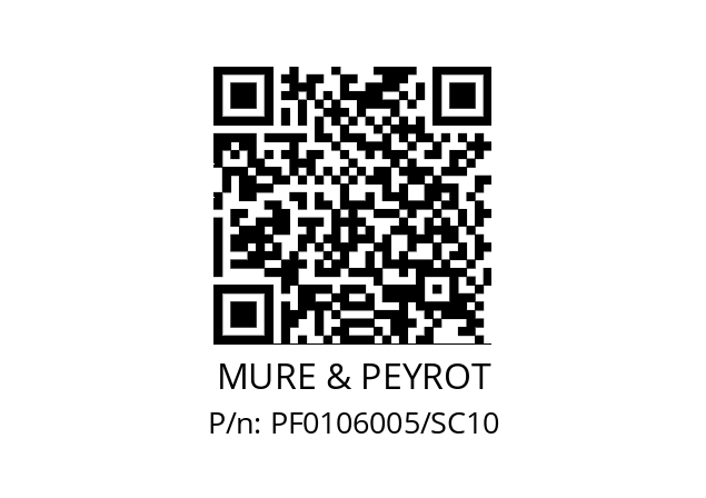   MURE & PEYROT PF0106005/SC10