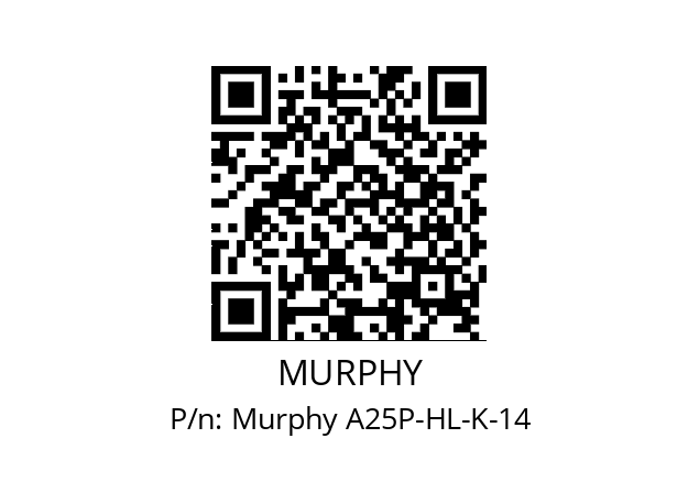   MURPHY Murphy A25P-HL-K-14