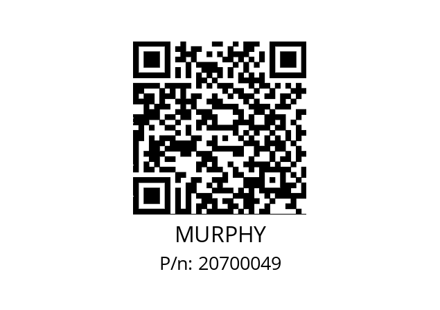   MURPHY 20700049