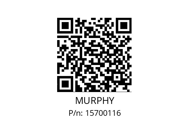   MURPHY 15700116