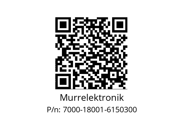   Murrelektronik 7000-18001-6150300