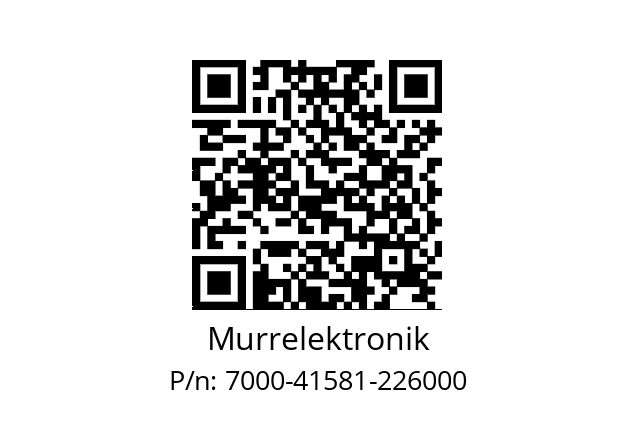   Murrelektronik 7000-41581-226000