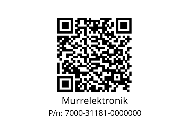   Murrelektronik 7000-31181-0000000