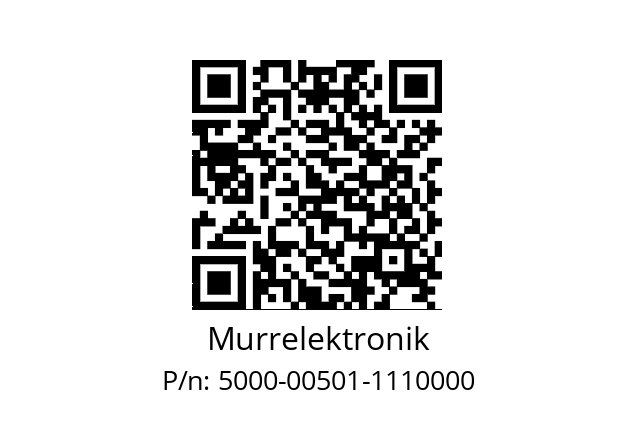   Murrelektronik 5000-00501-1110000