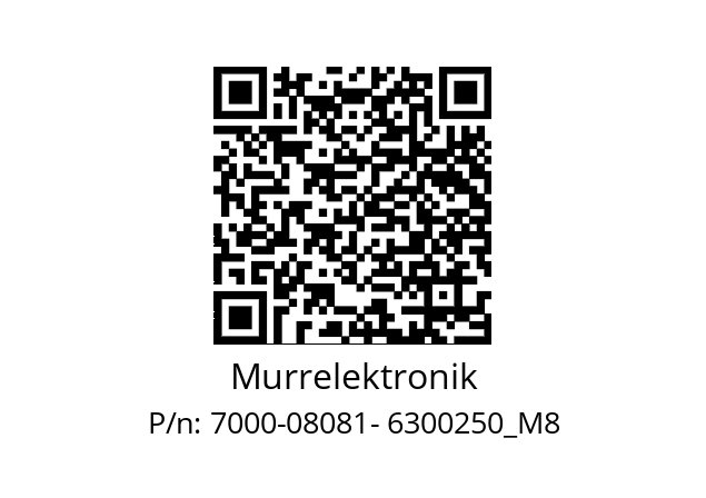   Murrelektronik 7000-08081- 6300250_M8