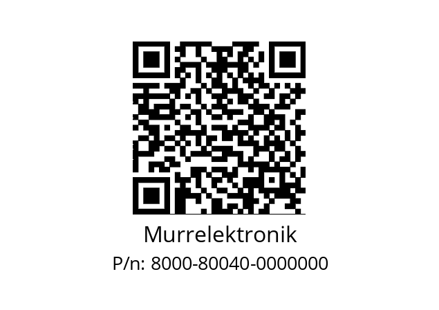   Murrelektronik 8000-80040-0000000