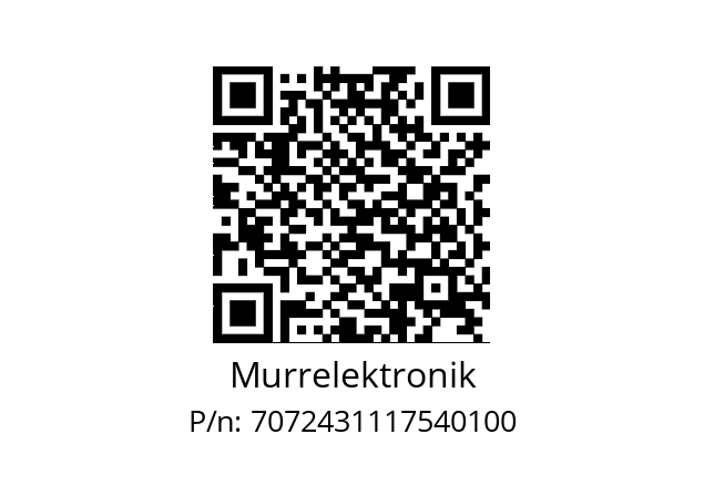   Murrelektronik 7072431117540100