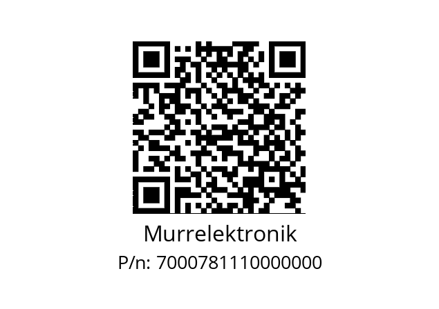   Murrelektronik 7000781110000000