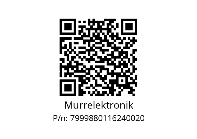   Murrelektronik 7999880116240020