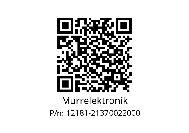   Murrelektronik 12181-21370022000