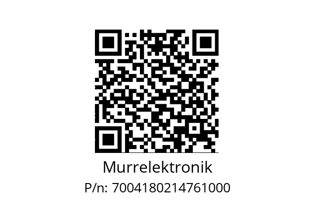   Murrelektronik 7004180214761000