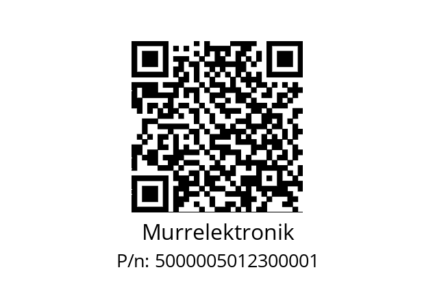   Murrelektronik 5000005012300001