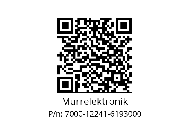   Murrelektronik 7000-12241-6193000