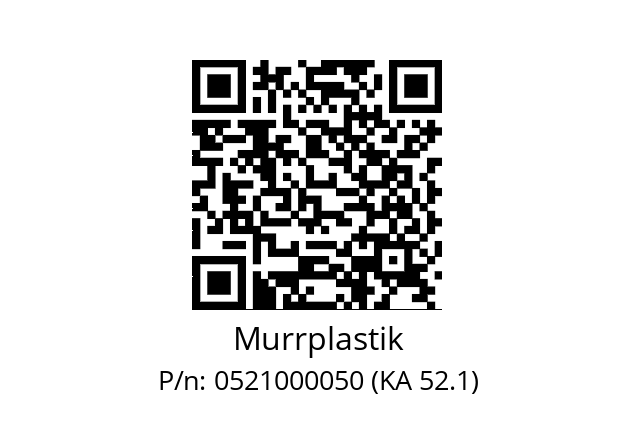   Murrplastik 0521000050 (KA 52.1)