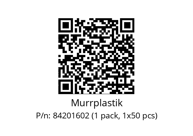   Murrplastik 84201602 (1 pack, 1x50 pcs)