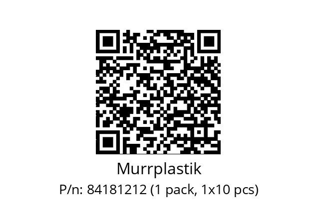   Murrplastik 84181212 (1 pack, 1x10 pcs)