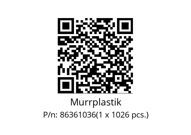   Murrplastik 86361036(1 x 1026 pcs.)