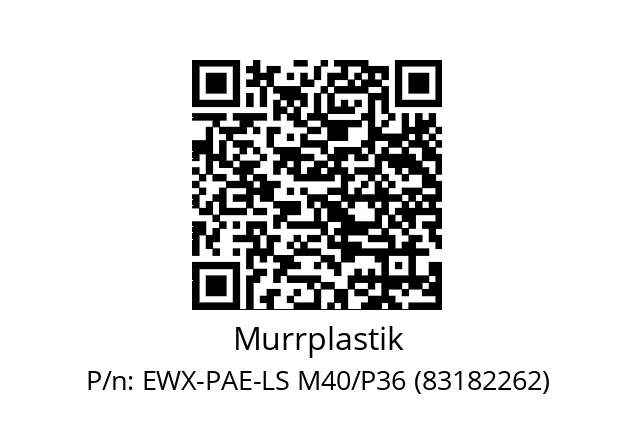   Murrplastik EWX-PAE-LS M40/P36 (83182262)