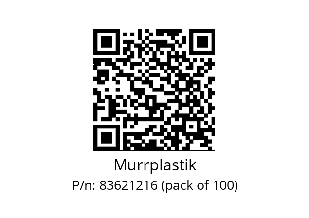   Murrplastik 83621216 (pack of 100)