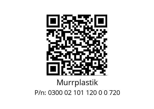   Murrplastik 0300 02 101 120 0 0 720