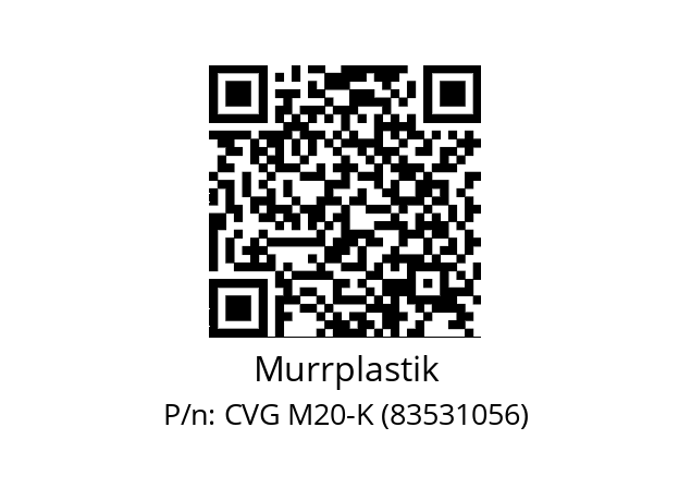   Murrplastik CVG M20-K (83531056)