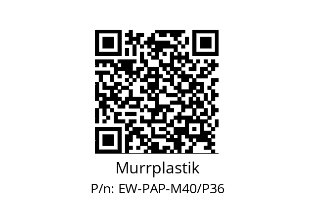   Murrplastik EW-PAP-M40/P36