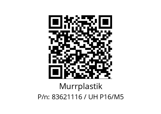   Murrplastik 83621116 / UH P16/M5