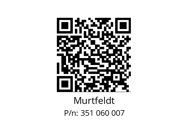   Murtfeldt 351 060 007