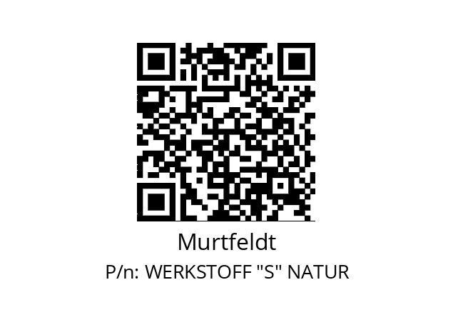   Murtfeldt WERKSTOFF "S" NATUR