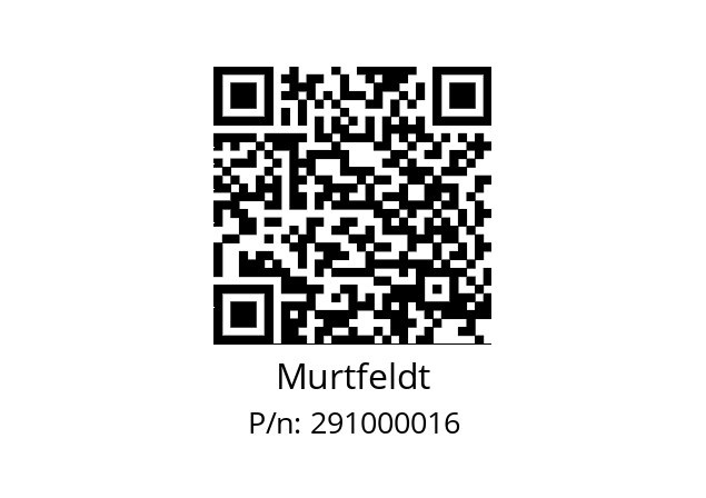   Murtfeldt 291000016