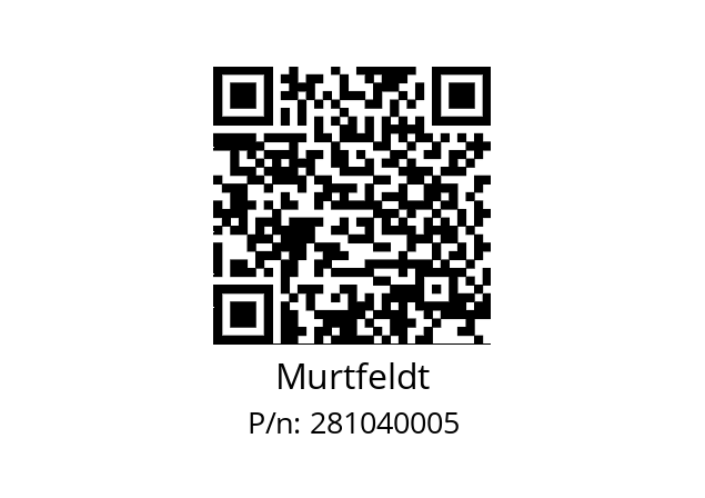   Murtfeldt 281040005