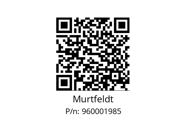   Murtfeldt 960001985