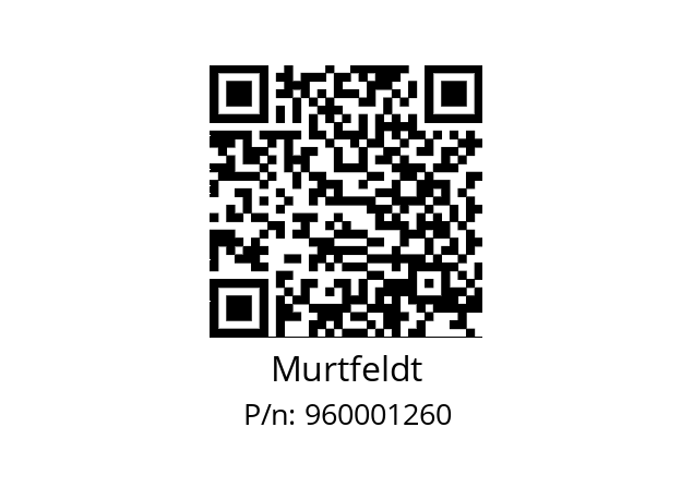   Murtfeldt 960001260