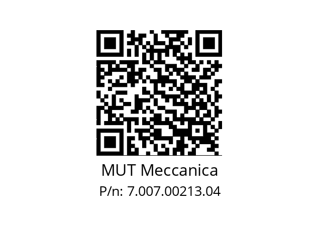   MUT Meccanica 7.007.00213.04