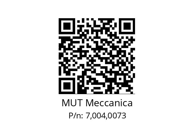   MUT Meccanica 7,004,0073