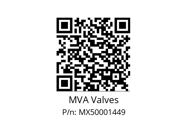   MVA Valves MX50001449