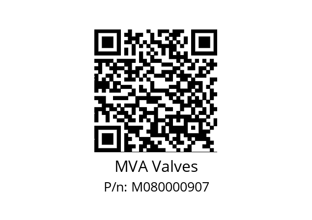   MVA Valves M080000907