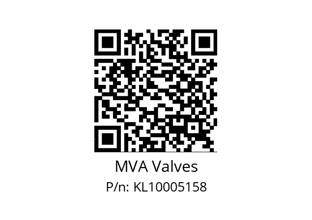   MVA Valves KL10005158