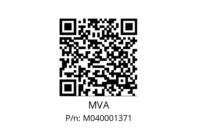   MVA M040001371