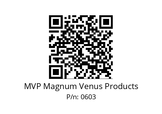   MVP Magnum Venus Products 0603