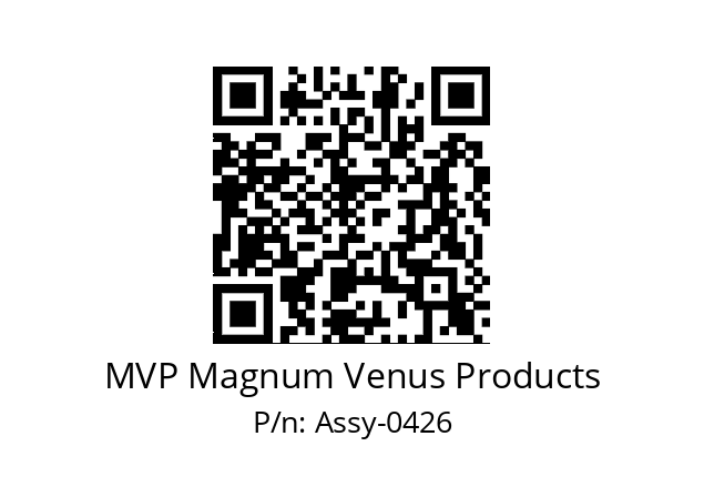   MVP Magnum Venus Products Assy-0426